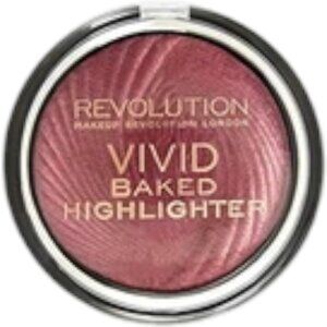 Makeup Revolution Vivid Baked Highlighter Rose Gold Lights Shimmery Finish NWOB